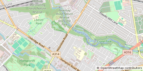 Map of Hanworth