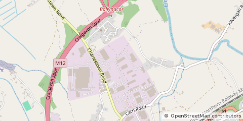 Map of Portadown, Armagh