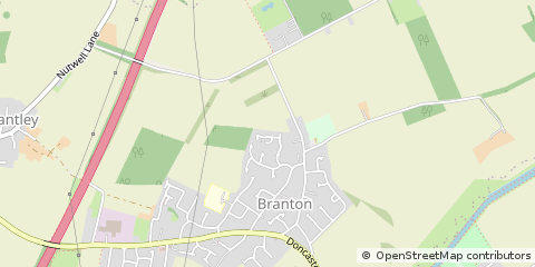 Map of Doncaster
