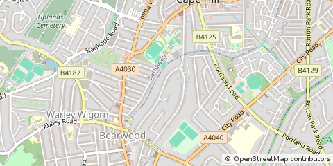 Map of Edgbaston