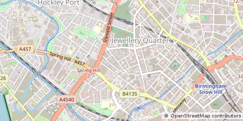 Map of Birmingham, West Midlands