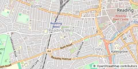 Map of Reading