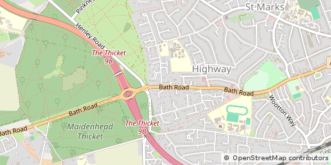 Map of Maidenhead, Berks