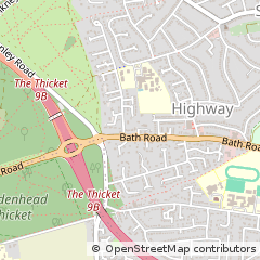 Map of Maidenhead, Berks