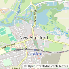 Map of Alresford, Hampshire