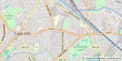 Map of Birmingham