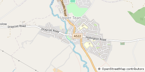 Map of Stoke-on-Trent, Staffordshire
