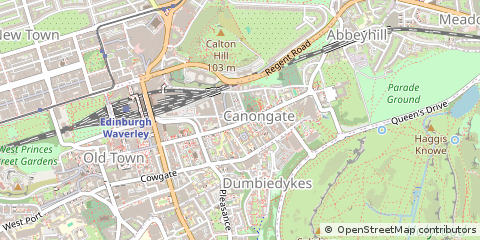 Map of Edinburgh