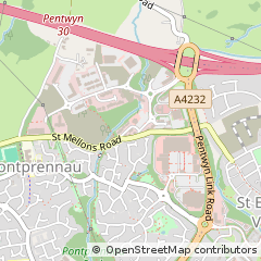 Map of Cardiff