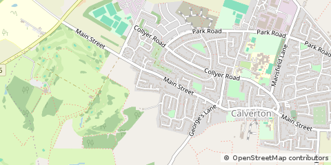 Map of Nottingham, Nottinghamshire