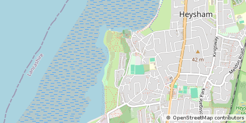 Map of Lancashire