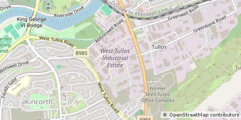 Map of Aberdeen