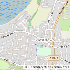 Map of Chichester, West Sussex