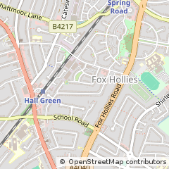 Map of Birmingham