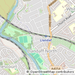 Map of Cardiff