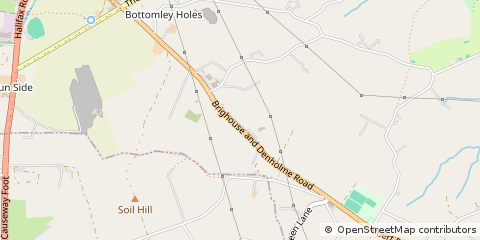 Map of Bradford, West Yorkshire