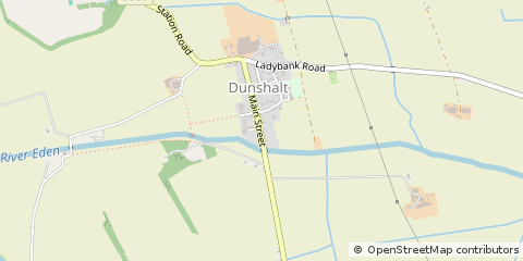 Map of Cupar, Fife