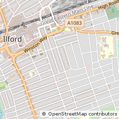 Map of Ilford