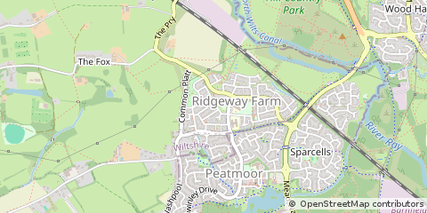 Map of Swindon
