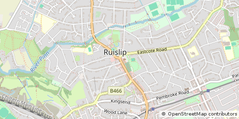 Map of Ruislip