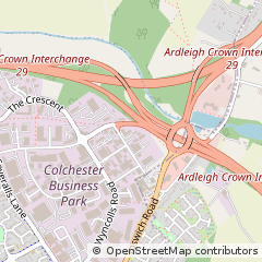 Map of Colchester