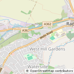 Map of Radstock, Somerset