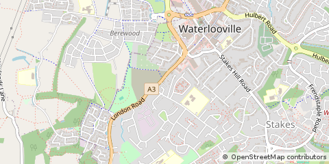 Map of Waterlooville, Hampshire