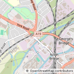 Map of Doncaster, South Yorkshire