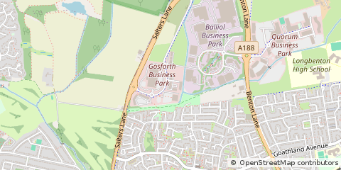 Map of Newcastle Upon Tyne