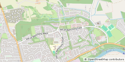 Map of Banchory, Kincardineshire