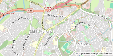 Map of Cardiff