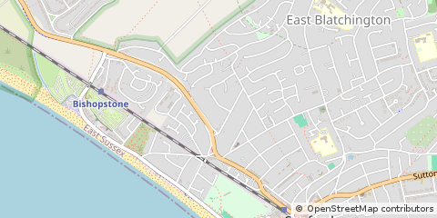 Map of Seaford, Kent