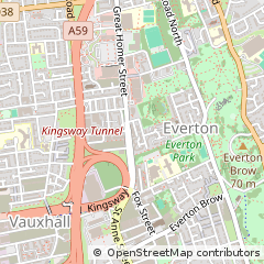 Map of Merseyside