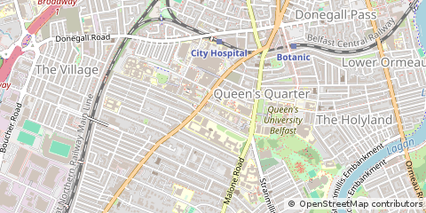 Map of Belfast