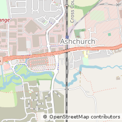 Map of Tewkesbury, Gloucestershire