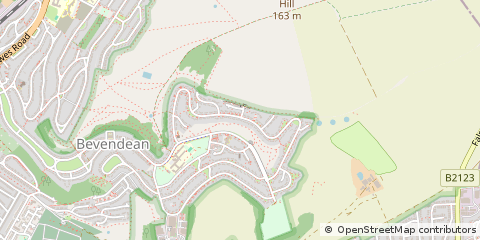 Map of Brighton, East Sussex