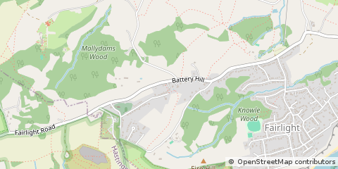 Map of Hastings