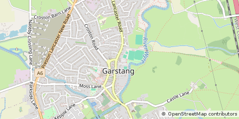 Map of Preston, Lancashire