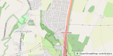 Map of Waterlooville, Hampshire