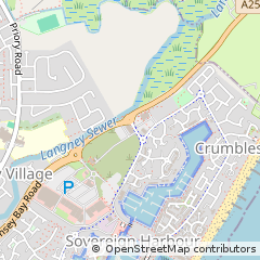 Map of Eastbourne, East Sussex