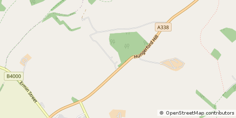 Map of Hungerford, Berkshire