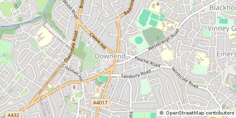 Map of Henley-in-Arden, Warwickshire