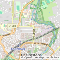 Map of Chelmsford, Essex