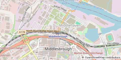 Map of Middlesbrough