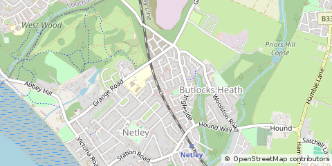 Map of Southampton