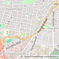 Map of Chapel Allerton, Leeds