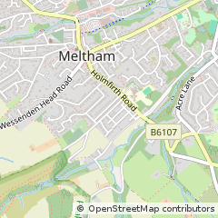 Map of Holmfirth, West Yorkshire