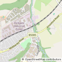 Map of Knutsford, Cheshire