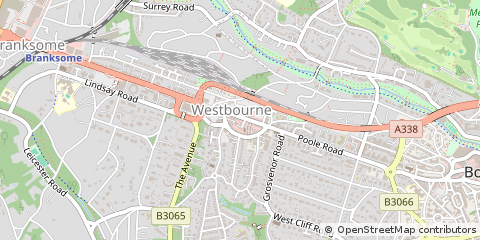 Map of Bournemouth
