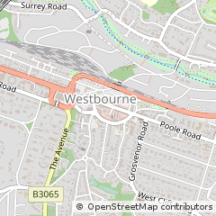 Map of Bournemouth